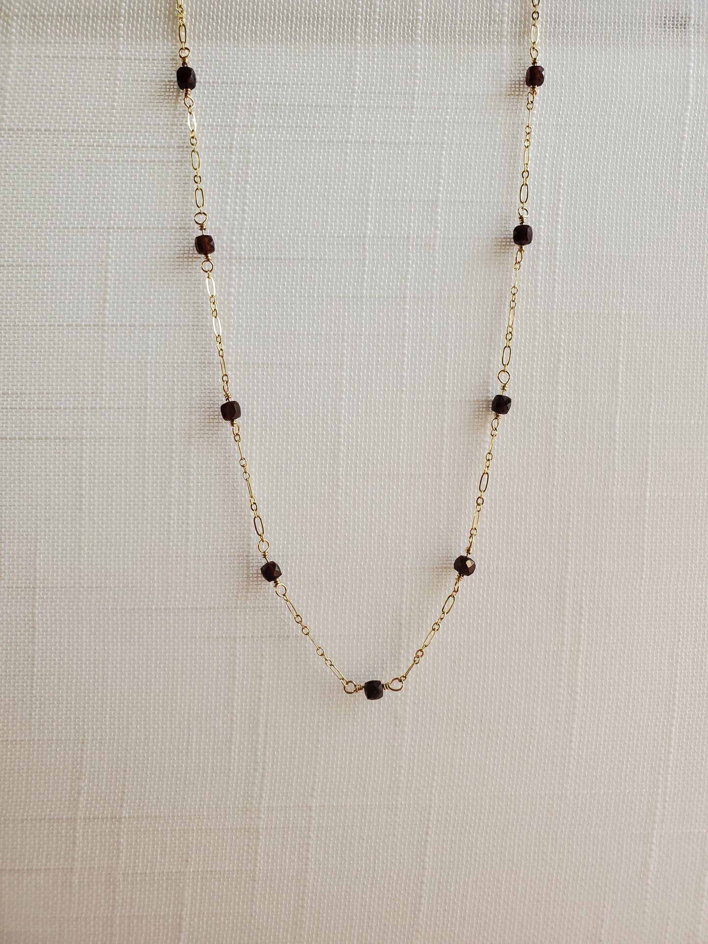 Garnet Gemstone Necklace