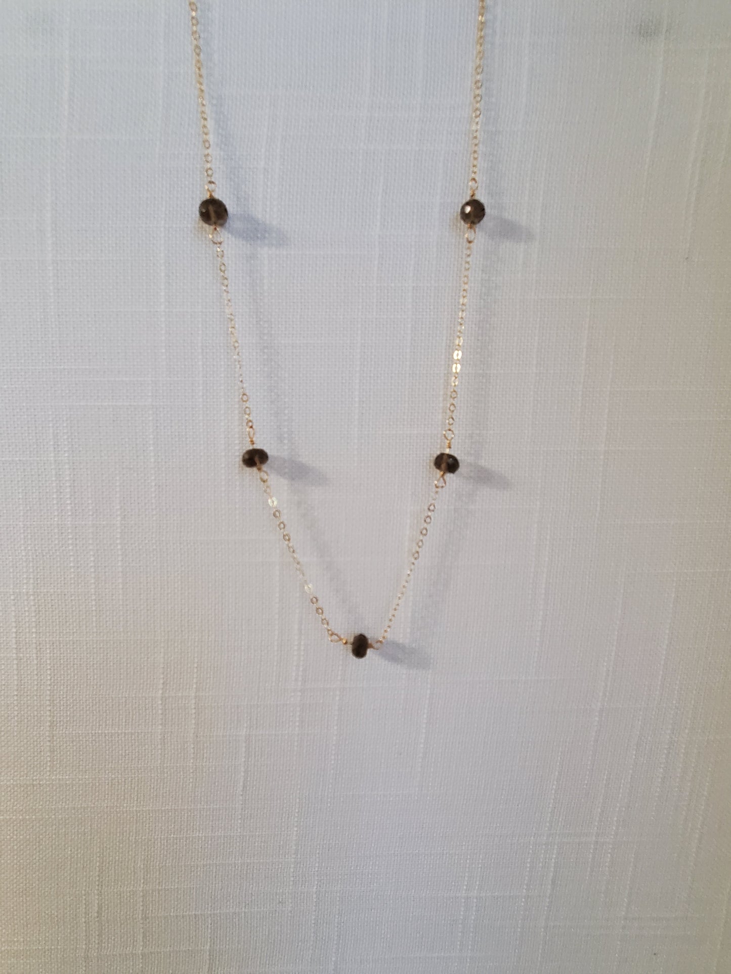 Smoky Quartz Gemstone Necklace
