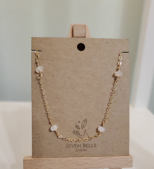 Moonstone Gemstone Necklace