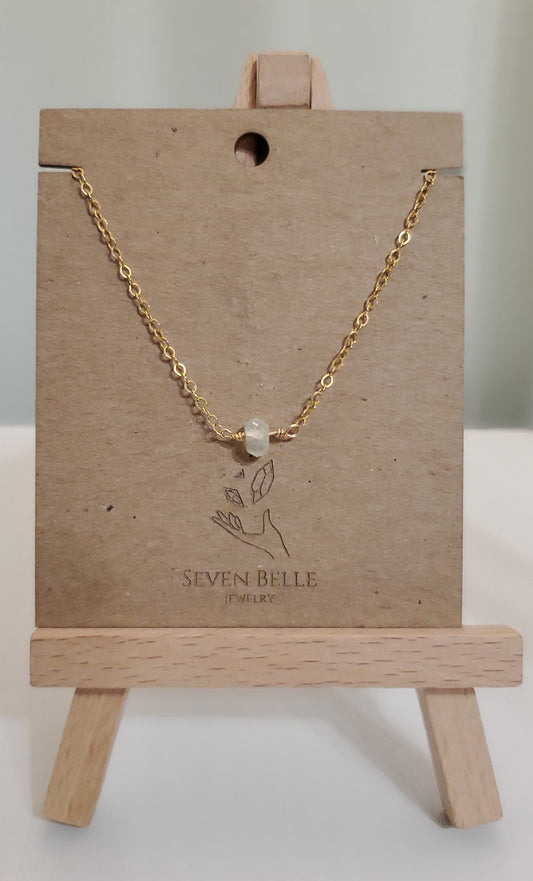 Prehnite Gemstone Necklace
