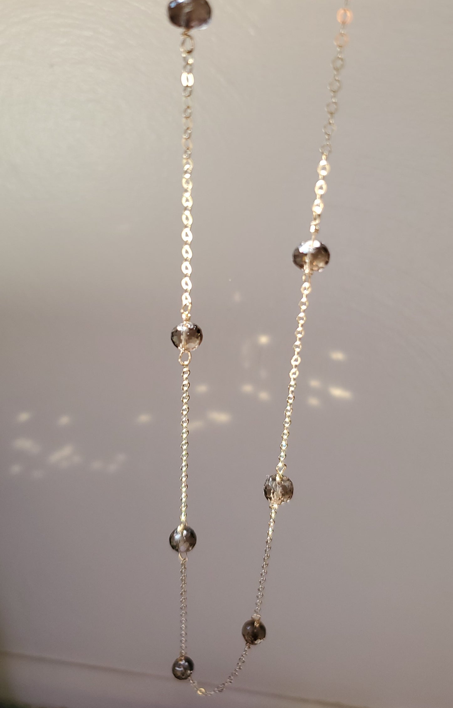 Smoky Quartz Gemstone Necklace